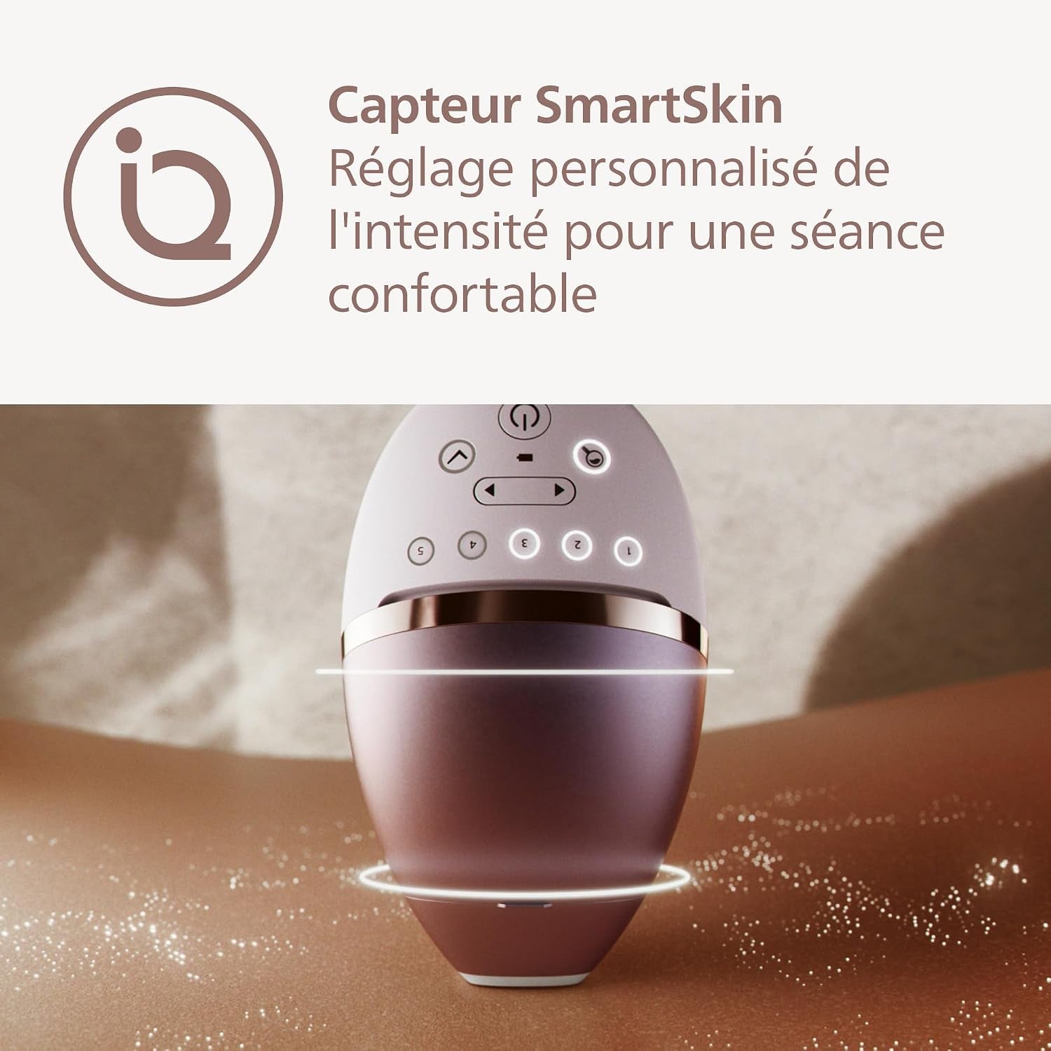 Lumea Epilateur À Lumiere Pulsee Serie 8000 - Epilateur Avec Technologie Senseiq, 2 Embouts Pour Le Corps Et Le Visage, Utilisation Filaire (Modèle BRI944/00)