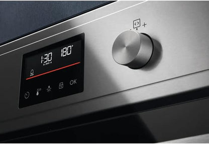 Série 700 Four À Encastrer Multifonction Pyrolytique, Capacité 72 L, EOM4P46TX, Classe A+, Fonction Airfry, Cuisson À Plusieurs Niveaux, 589 X 594 X 569 Mm, Inox Anti-Empreintes Digitales