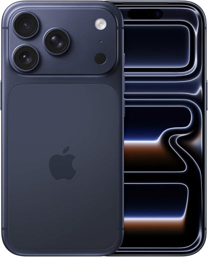 Iphone 17 Pro 256 Go : Écran 6,3 Pouces Avec Promotion Jusqu’À 120 Hz, Puce A19 Pro, Autonomie Prodigieuse, Système Caméra Pro Fusion Avec Caméra Avant Center Stage ; Bleu Intense
