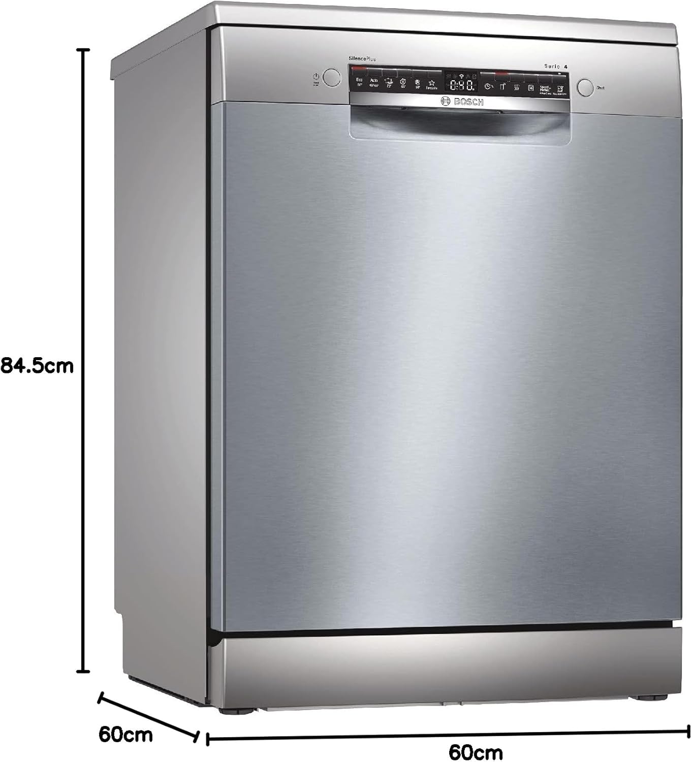 Elettrodomestici SMS4HCI52E Série 4 Lave-Vaisselle De Libre Positionnement 60 Cm Inox