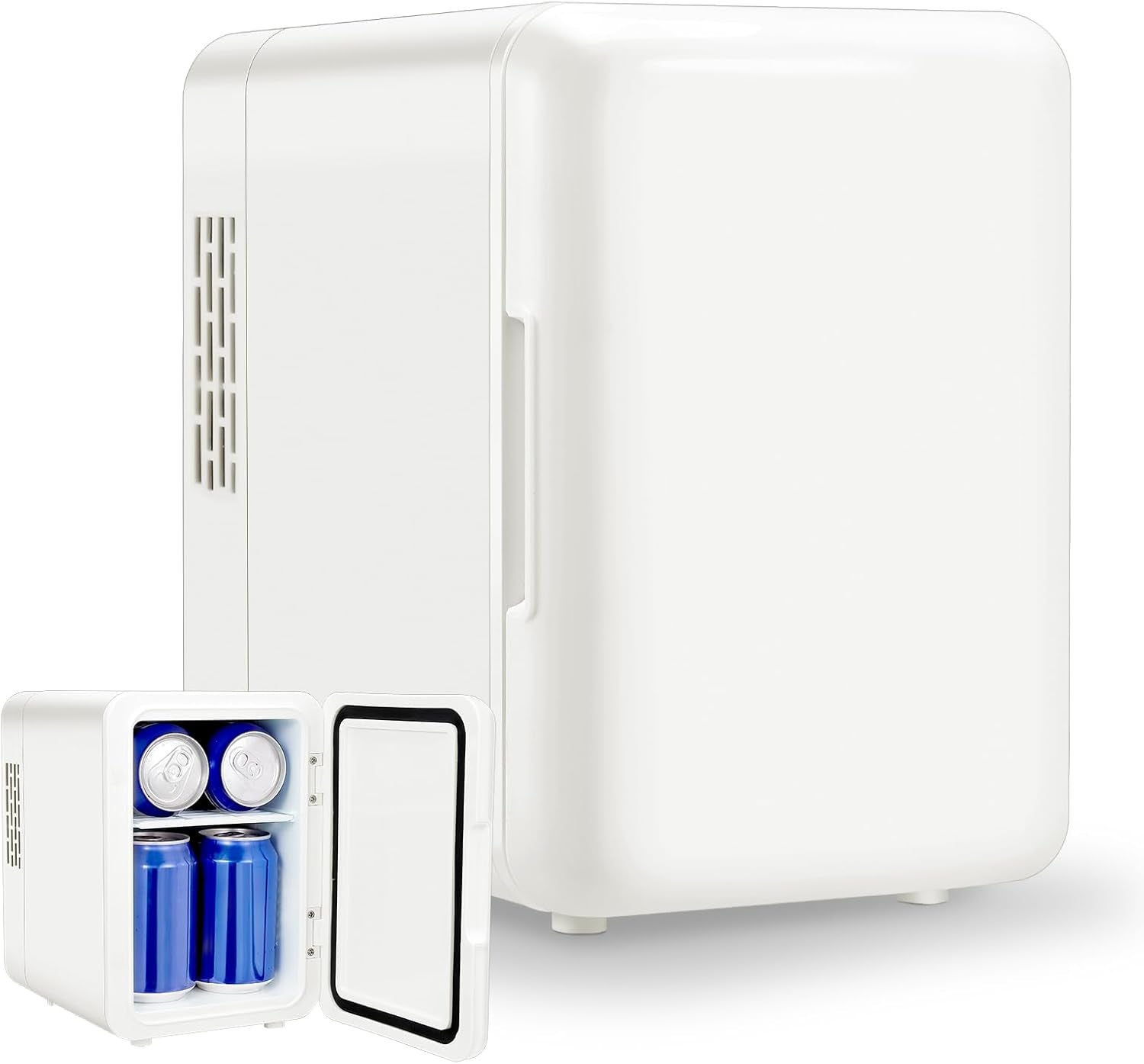 Otyzery Mini Réfrigérateur 4 Litres, Réfrigérateur Voiture Portable 12V/220V Avec Fonction Refroidissement Et Chauffage, Petit Réfrigérateur Cosmétique Silencieux Pour Chambre, Voiture, Bureau