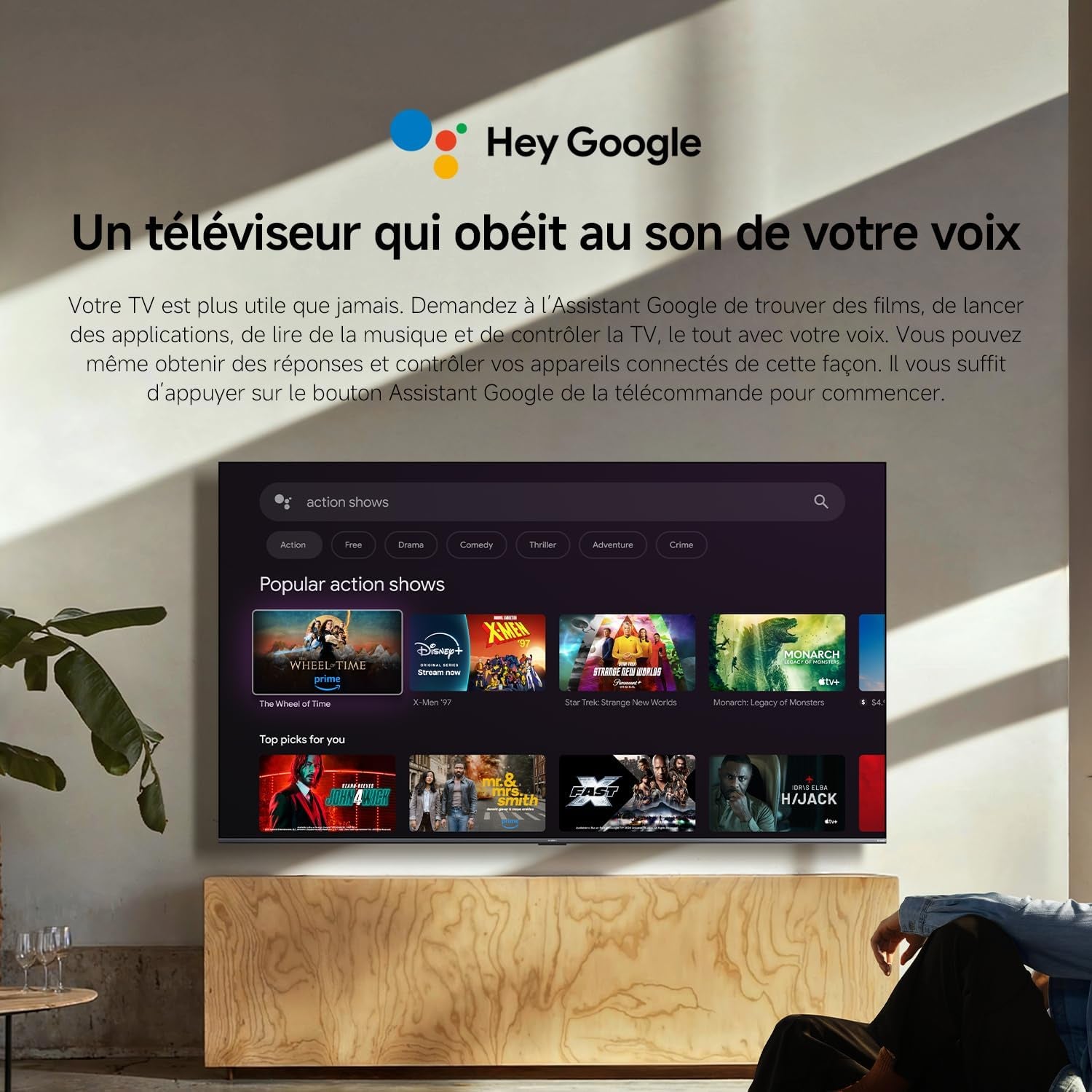 XIAOMI TV S Mini LED 65"(165 Cm), QLED Mini LED Télévision, 4K UHD, Smart TV Avec Google TV, HDR10+, Triple Tuner, DVB T2, 60Hz Avec 120Hz Game Boost Mode, MEMC, Dolby Audio, Airplay 2