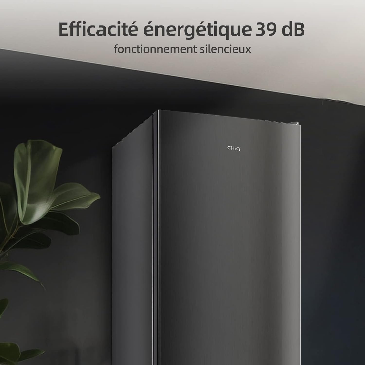 CBM159LEBD Réfrigérateur Congélateur Bas157 Litres (109 + 48) Low Frost, Faible Bruit, Refroidissement Rapide, Faible Emcombrement | Congélateur 4 Étoiles, Éclairage Intérieur LED, Réglage Flexible, Charnière Porte Reversible, Largeur 47Cm