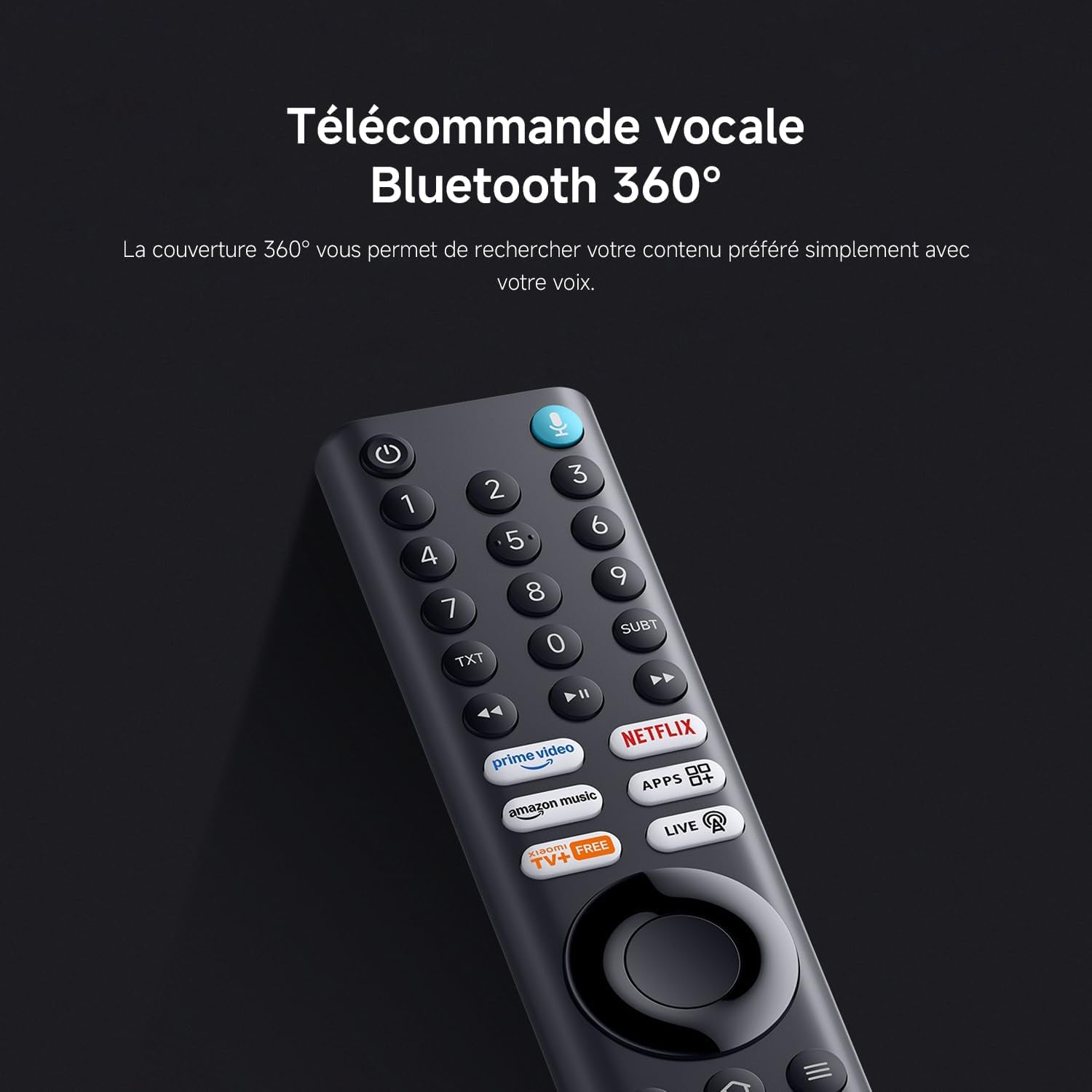 XIAOMI TV F Pro 43, 101 Cm (43 Pouces), 4K UHD QLED, Smart TV, Fire OS8, Contrôle Vocal Alexa, HDR10+, MEMC, 2Go+32Go, Compatible Avec Apple Airplay | Alexa Voice Control, MEMC, 2 Go + 32 Go, Compatible Avec Apple Airplay