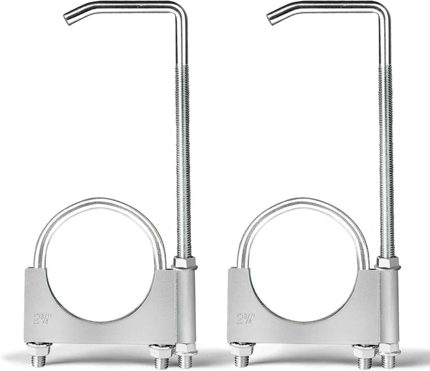 Pince D'Échappement Robuste Avec Support Universel, Support Universel Sur Support D'Échappement, Lot De 2 (7 Cm)