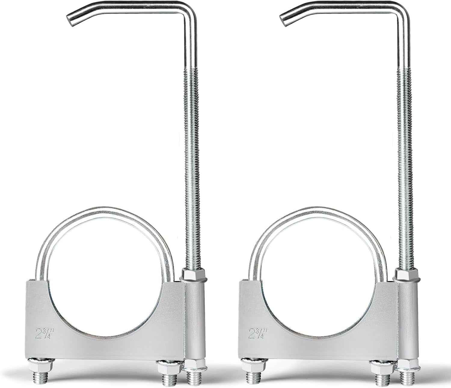 Pince D'Échappement Robuste Avec Support Universel, Support Universel Sur Support D'Échappement, Lot De 2 (7 Cm)