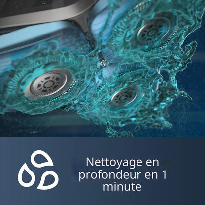 Philips Quick Clean Lot De 2 Cartouches À Dosettes | Formule Sans Alcool, Nettoie Et Lubrifie Le Rasoir, 6 X 30 Cycles De Nettoyage, CC12/52