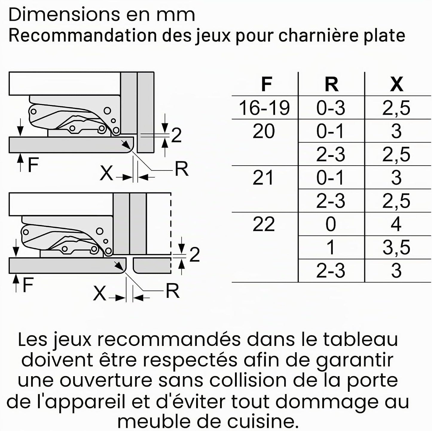 Réfrigérateur Congélateur Encastrable KI87VVFE1 IQ300, 270 Litres, Low Frost