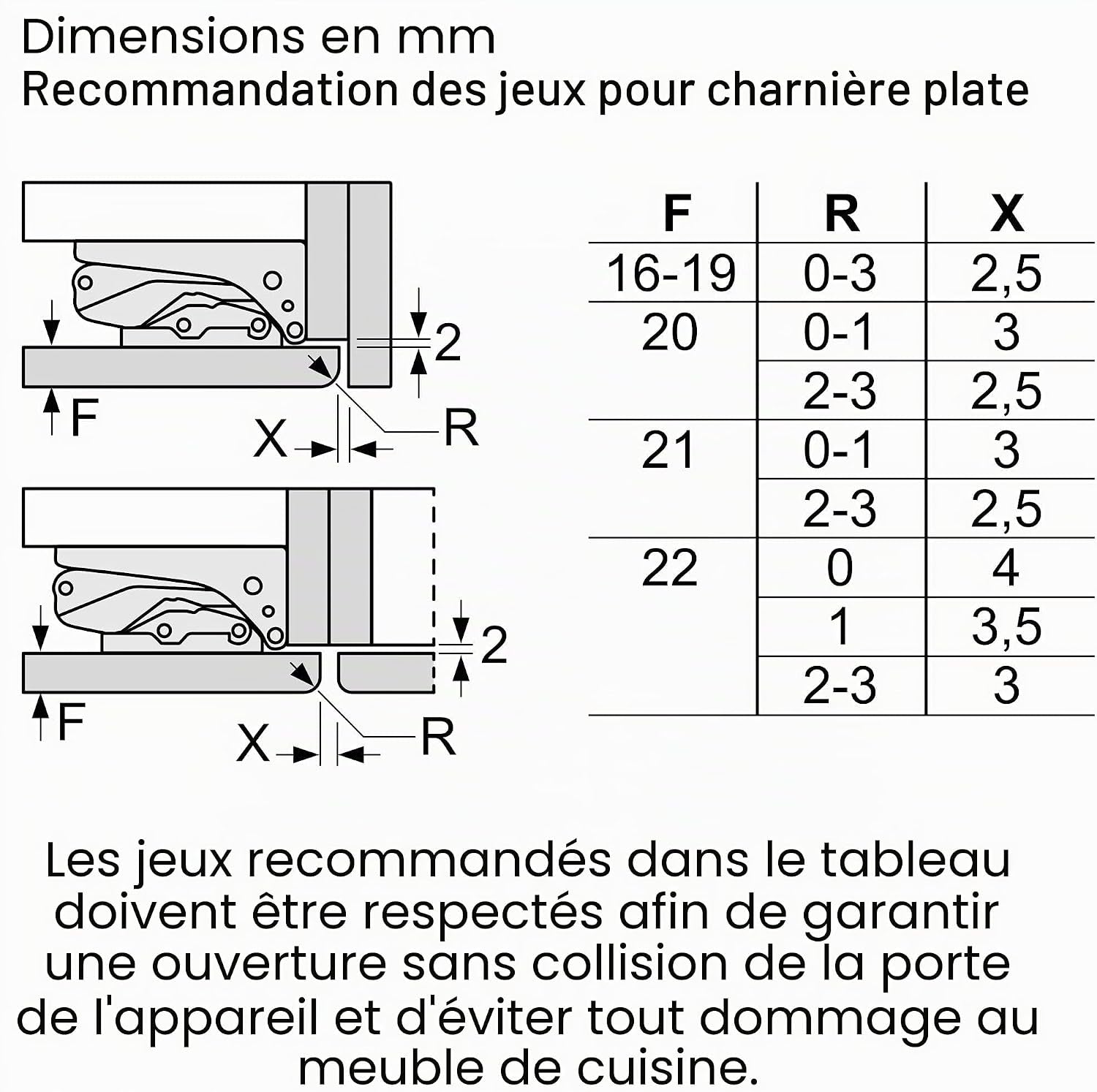 Réfrigérateur Congélateur Encastrable KI87VVFE1 IQ300, 270 Litres, Low Frost