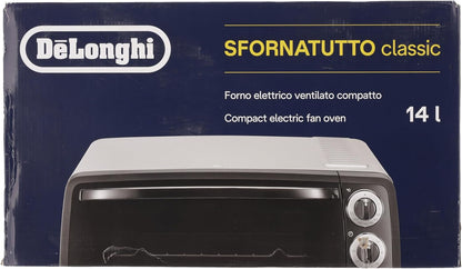 EO14902.S - EO14902.S - Four Électrique Avec Arrêt Automatique, Thermostat Réglable, 5 Fonctions De Cuisson, Lumière Intérieure, Minuteur, Friteuse À Air, Argent, Lxpxa 52 X 41 X 26 Cm