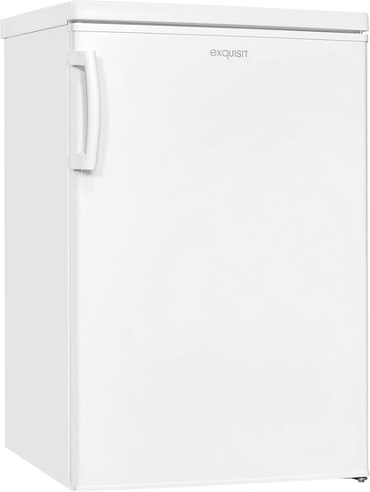 Exquisit Réfrigérateur Table Top KS16-4-HE-040D Blanc | Classe D Très Efficace | Sous Comptoir Avec Congélateur | 109 Litres De Capcité Nette