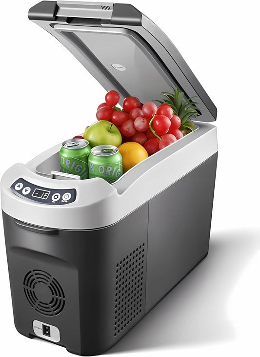 15L Glaciere Électrique, 12V Réfrigérateur De Voiture À Compresseur, Frigo Pour Voiture, Camion, Camping, Voyage