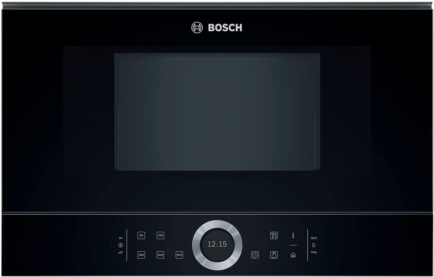 BFL634GB1 Micro-Ondes Intégrable - Série 8 - 60 X 38 Cm - 21 Litres - Noir