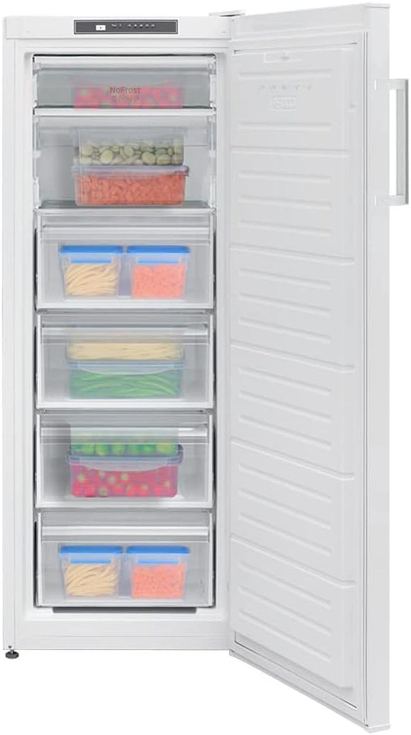 Amica GSN 324 160 W Gefrierschrank, 146 Cm Höhe, Nofrost, 174 L, Led-Beleuchtung, Weiß