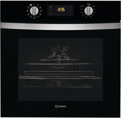 Indesit IFW 4844 H BL Four 2200 W, Métal, Noir