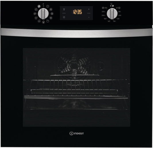 Indesit IFW 4844 H BL Four 2200 W, Métal, Noir