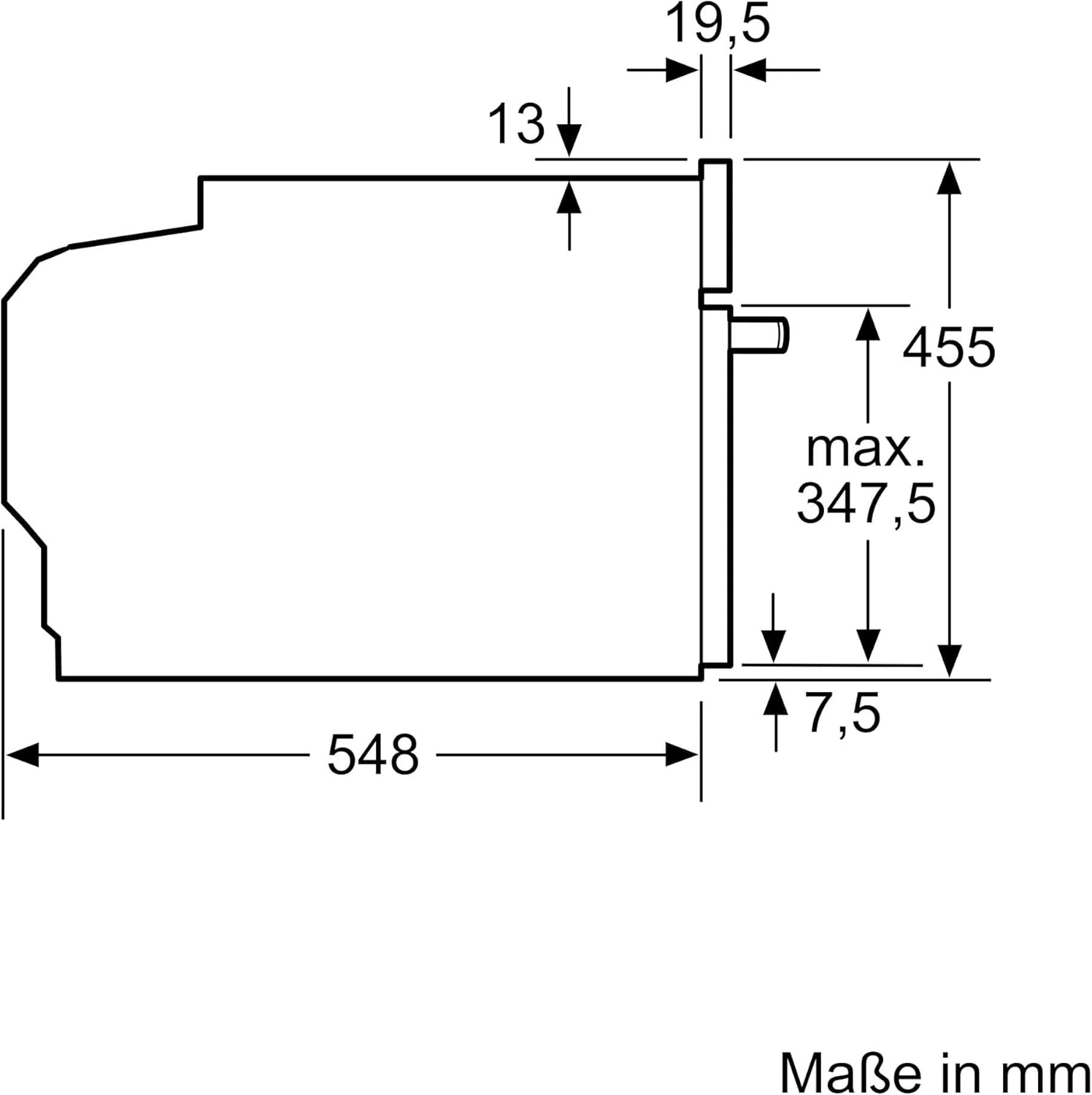 Four Combiné Micro-Ondes Encastrable Softclose -  SER8 CMG7241B1 Noir - Vol Four 45L - 16 Modes Cuissons - 455 X 594 X 548