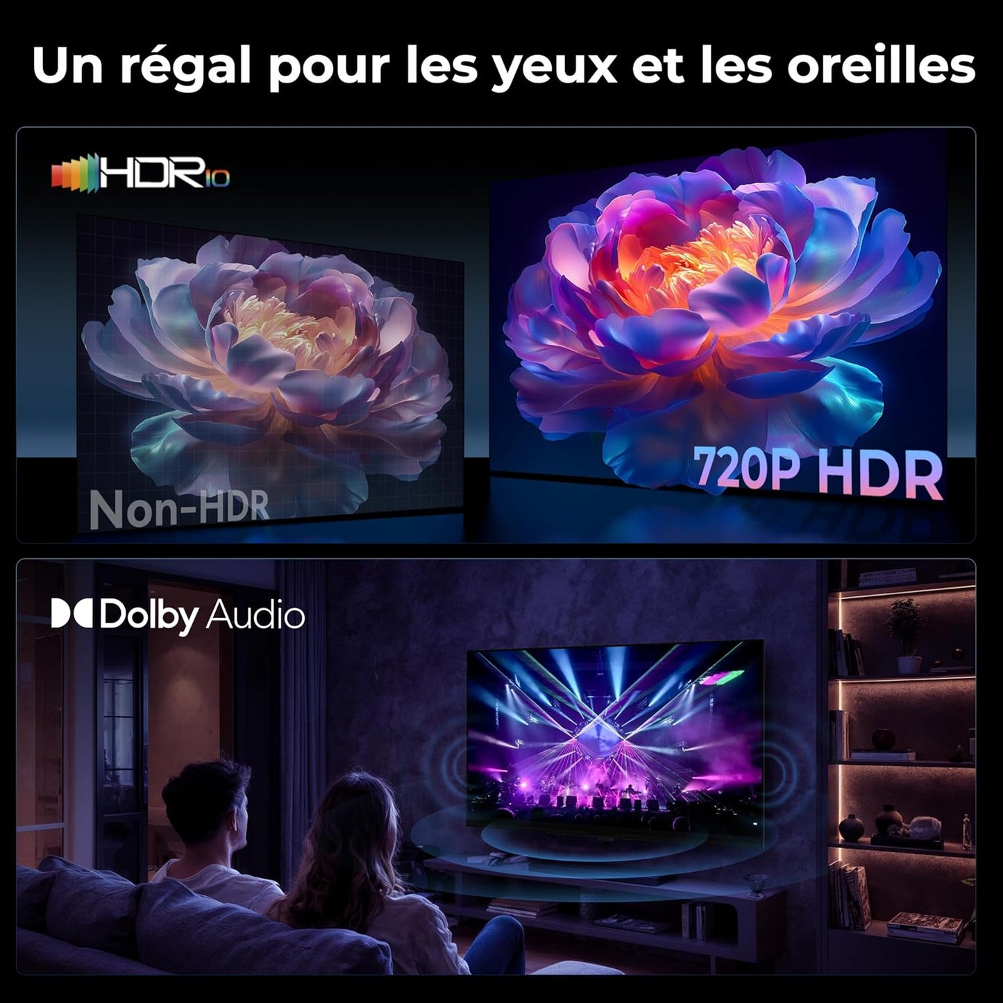 Smart TV 32 Pouces, Téléviseur Avec Tizen OS, Compatible Samsung TV Plus, HD 720P Dolby Audio, HDR10, Smartthings, Miracast, Gaming Hub, Commande Vocale, Écran Plat | HDR10, Dolby Audio, Gaming Hub, Smartthings, Miracast, plus De 350 Chaînes En Direct Gratuites via Samsung TV Plus