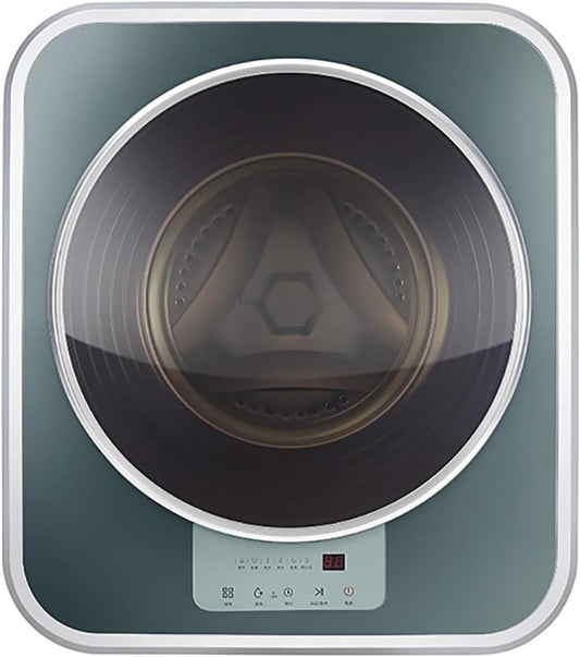 GEJLELDS Mini Machine À Laver, Machine À Laver Murale Automatique Et Sèche-Linge, Petit Lave-Linge Domestique Compact Portable De 3 Kg, Lavage Autoportant Facile À Utiliser Peu Encombrant,A