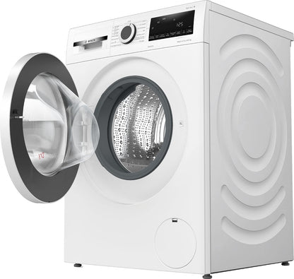Bosch WNA144V0FR Série 4 - Lave-Linge Séchant, Pose-Libre | Blanc, 9/5 Kg, 1400 Trs/Min, Défroissage Iron Assist, Lavage Et Séchage 60 Minutes, Fonction Auto Dry
