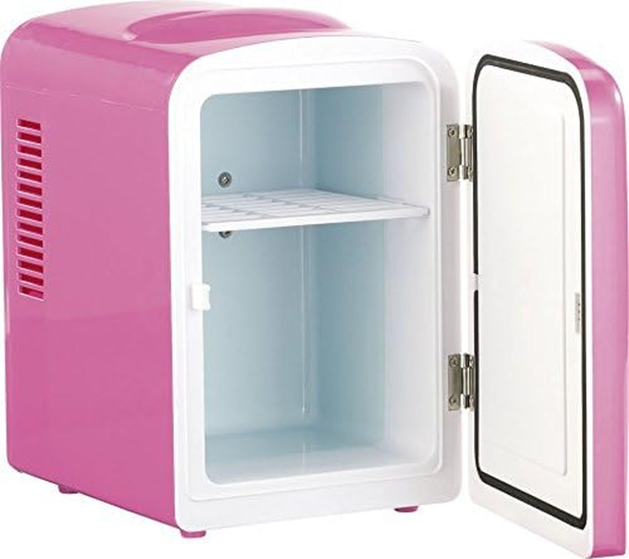 Rosenstein & Söhne Mini Réfrigérateur 2 En 1 Avec Prise 12/230 V - Rose