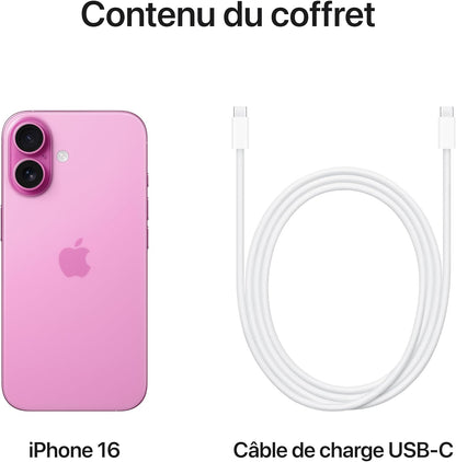 Iphone 16 (128 Go) - Rose