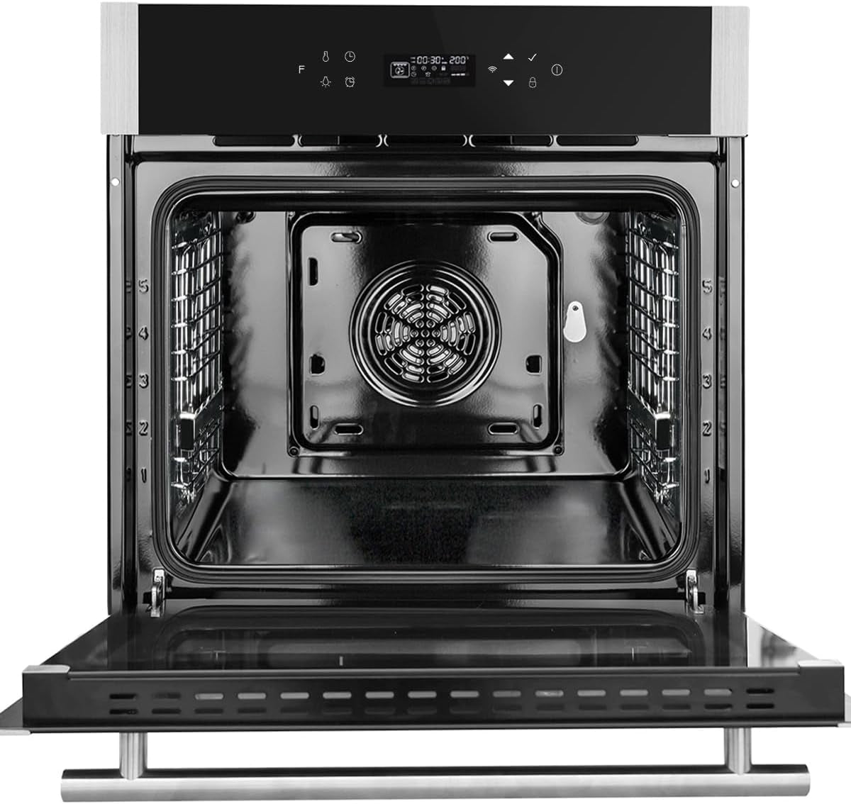Four Encastrable 60 Cm | 70 L | 2,8 Kw | Fonction Pizza | Grill | Chaleur Tournante | Air Chaud | Minuterie Automatique | Contrôle Par Application Wifi | EB8313HC