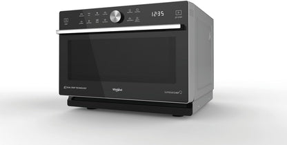 Whirlpool MWP 339 SB Micro-Onde Combiné 33L 900W Noir, Argent - Micro-Ondes (Micro-Onde Combiné, 33 L, 900 W, Rotatif, Tactil, Noir, Argent, 1200 W)