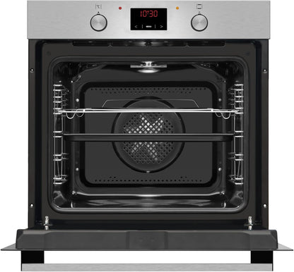Amica ABE 9430 E Four Encastrable Avec Chaleur Tournante/Acier Inoxydable/Minuteur/Chambre De Cuisson Xxl/Nettoyage À La Vapeur D'Eau