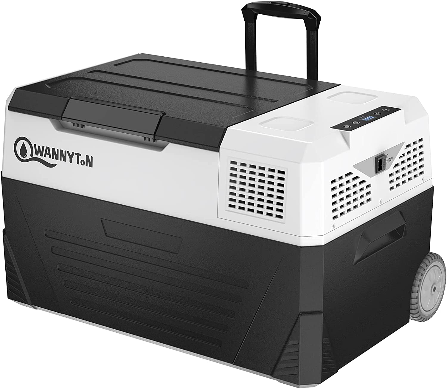 Glacière Électrique Voiture, 48 L, Mini Frigo, Glacière À Compression, 12/24/100-240 V, Réfrigérateur Portable Pour Voiture, Camion, Bateau, Camping-Car