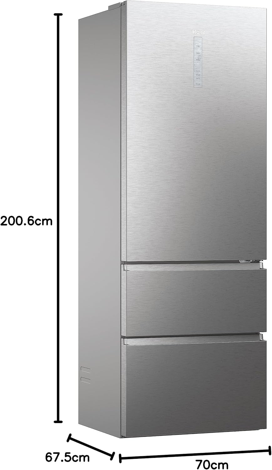 R�FRIG�RATEUR COMBIN� 343+120L CLASSE D PLATINIUM INOX
