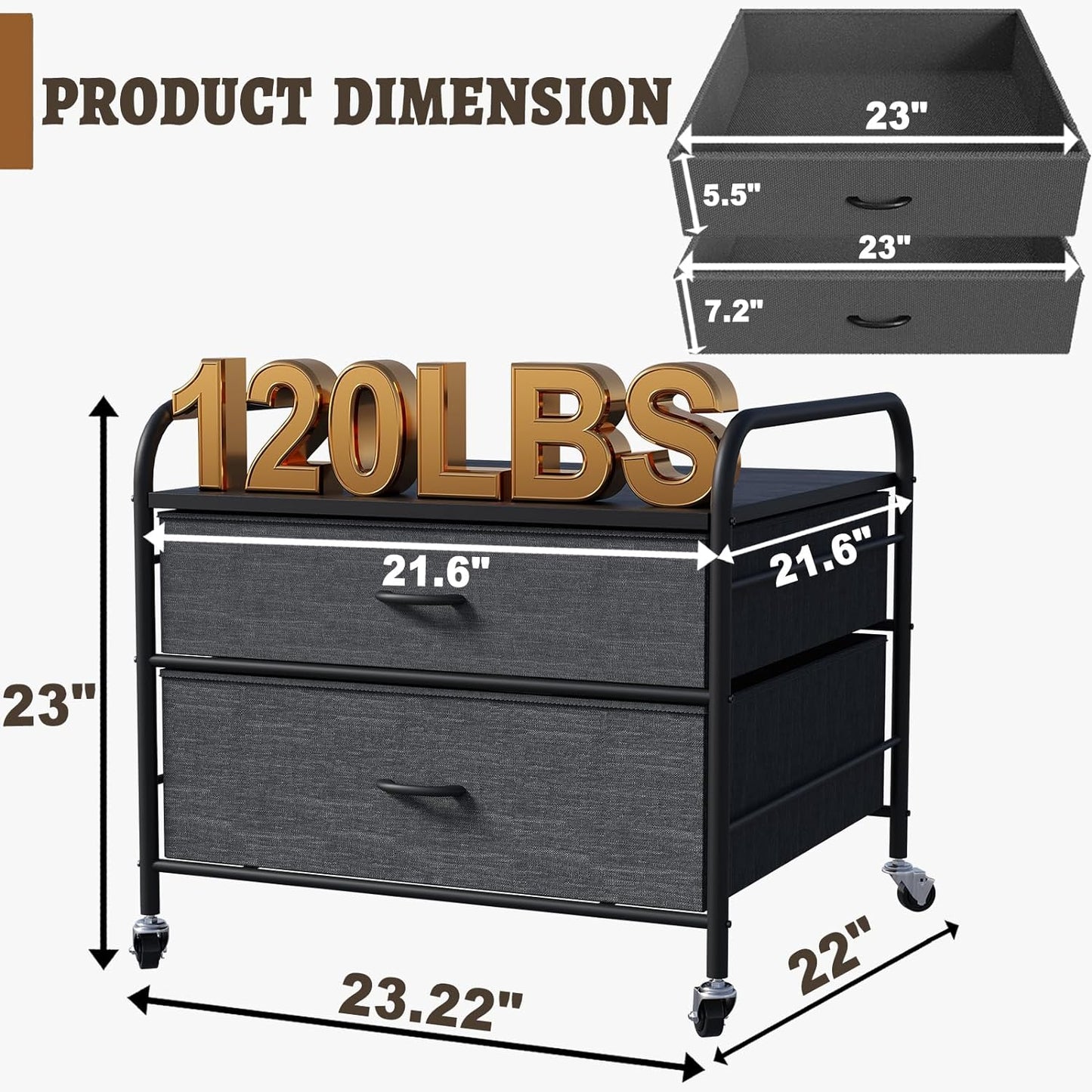 Mini Support De Réfrigérateur Avec Rangement, Mini Table De Réfrigérateur De 54,4 Kg Avec 4 Roues Pivotantes, Chariot De Réfrigérateur Avec Grand Tiroir Pour Dortoir, Maison, Cuisine, Bureau, Dessus