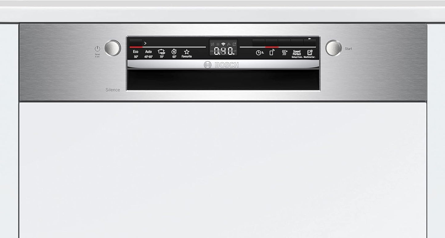 SMI2ITS33E - Lave-Vaisselle Encastrable - 60 Cm - Home Connect - 12 Couverts - Moteur Ecosilence - Metallic