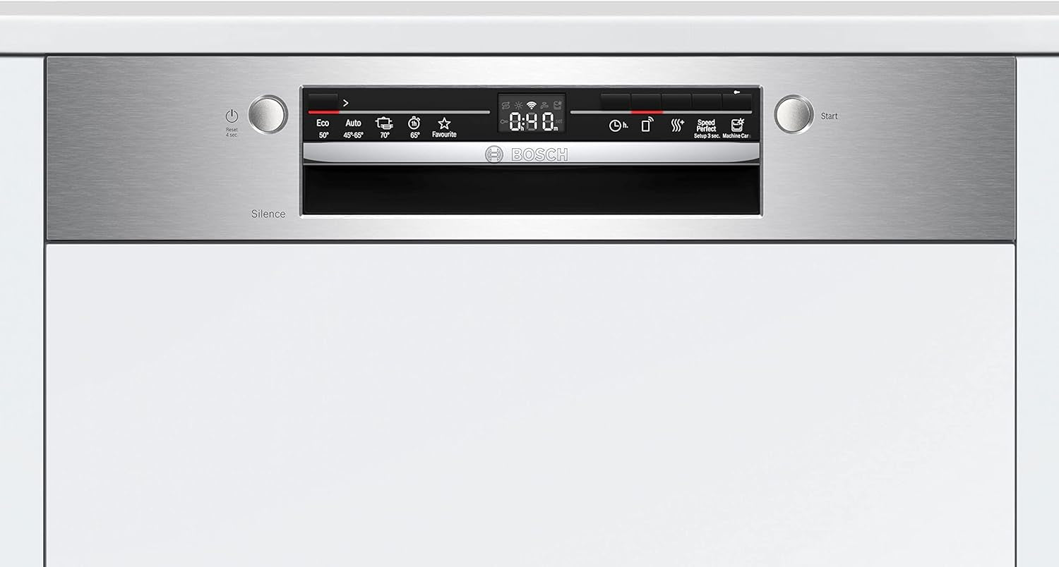 SMI2ITS33E - Lave-Vaisselle Encastrable - 60 Cm - Home Connect - 12 Couverts - Moteur Ecosilence - Metallic