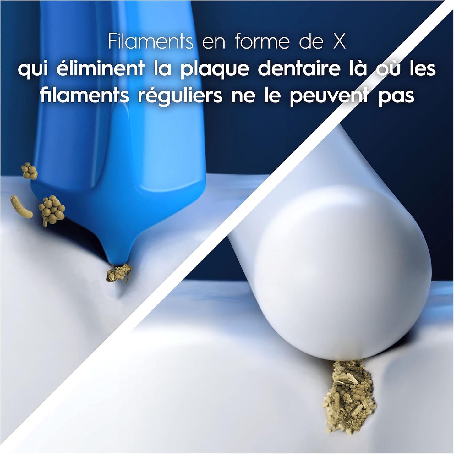 Brossettes De Rechange Sensitive Clean, Lot De 8, Blanches | Recharges Brosse À Dents Électrique Pro Avec Des Brins Ultra Doux Pour Les Gencives Saines, Emballage En Carton