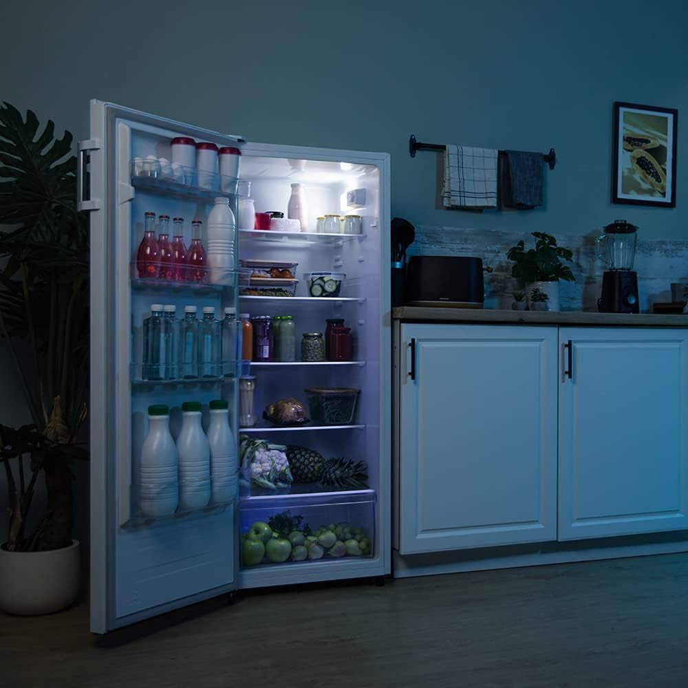 Réfrigérateur 1 Porte Bolero Coolmarket 1D 242 Blanc. 242 Litres, Hauteur 143,4 Cm, Économie D'Énergie, Fonction De Dégivrage Automatique
