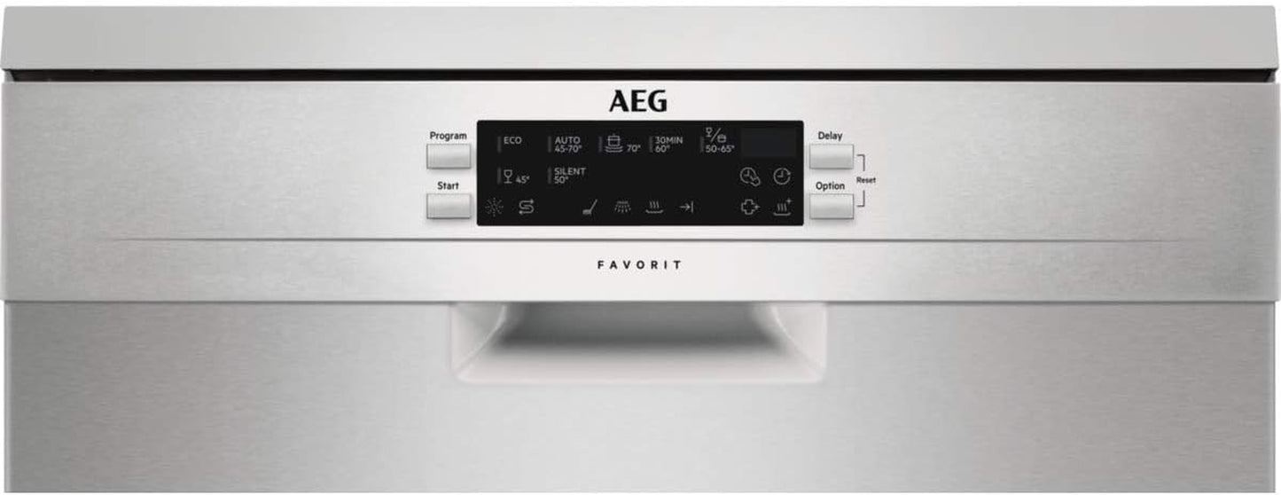 FFB63700PM Lave-Vaisselle - Pose Libre, Proclean, 60 Cm, 15 Couverts, Acier Inoxydable, Classe D