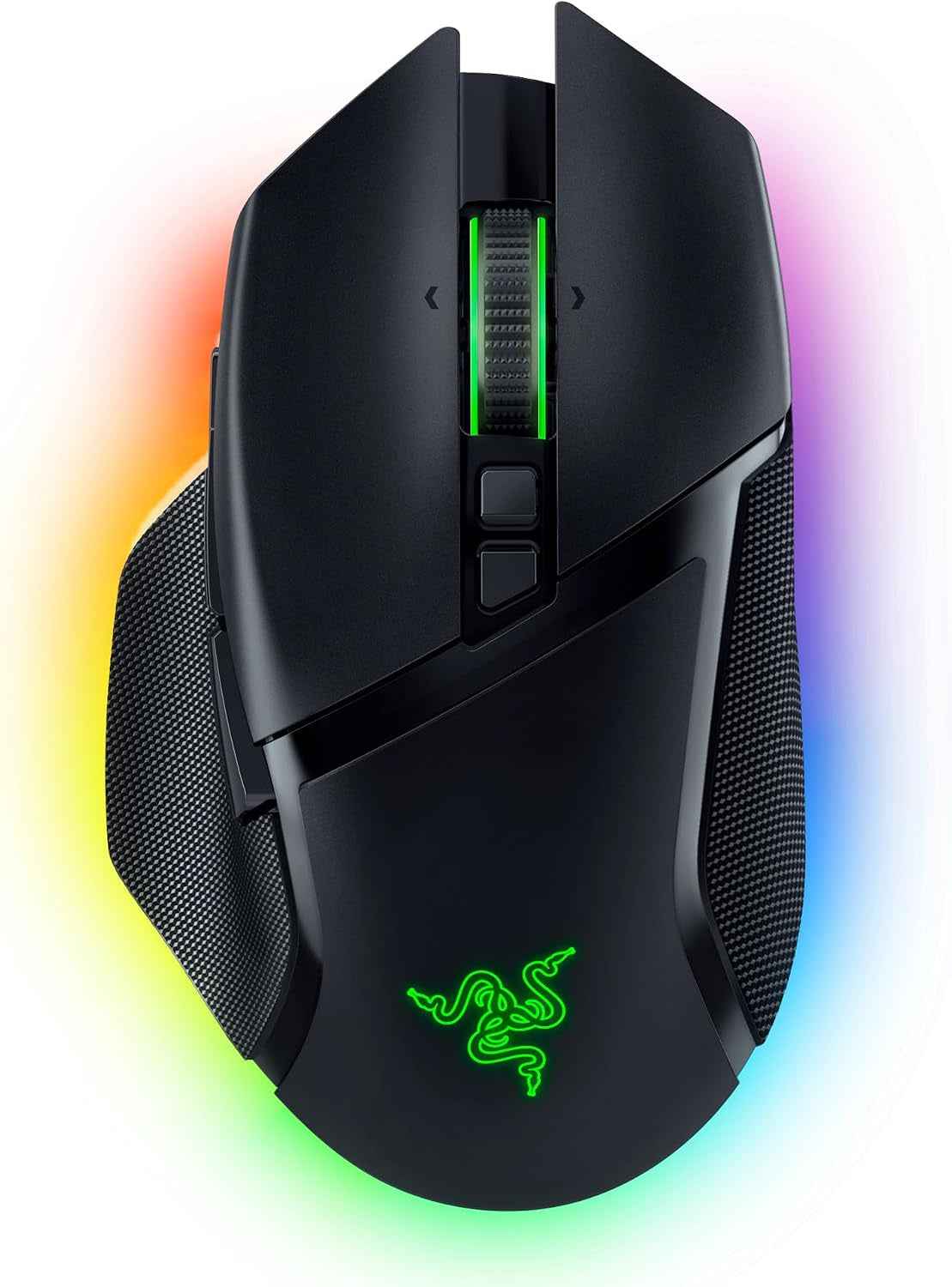 Razer Basilisk V3 Pro - Souris Gaming Sans Fil (Molette Hyperscroll Tilt, Capteur Optique Focus Pro 30K, Eclairage Chroma 13 Zones, 10+1 Boutons Programmables) Noir