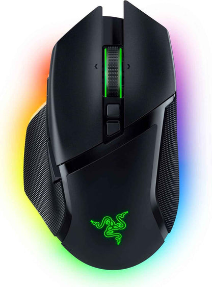 Razer Basilisk V3 Pro - Souris Gaming Sans Fil (Molette Hyperscroll Tilt, Capteur Optique Focus Pro 30K, Eclairage Chroma 13 Zones, 10+1 Boutons Programmables) Noir
