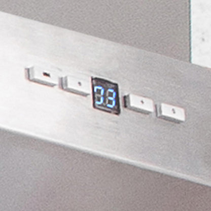 Hotte Îlot GCH I 431 120 IS PRIME Îlot - En Acier Inoxydable - 120 Cm - Avec Télécommande - Hotte Aspirante / Recirculation - Suspension Libre - Forte Puissance D'Aspiration : 1000 M³/H