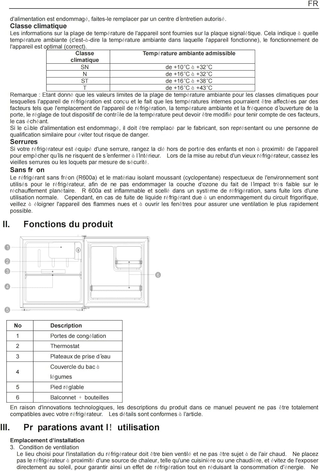 - CSD46D4 - Mini Réfrigérateur Bar 46L En Acier Inoxydable, Porte Réversible, 35Db