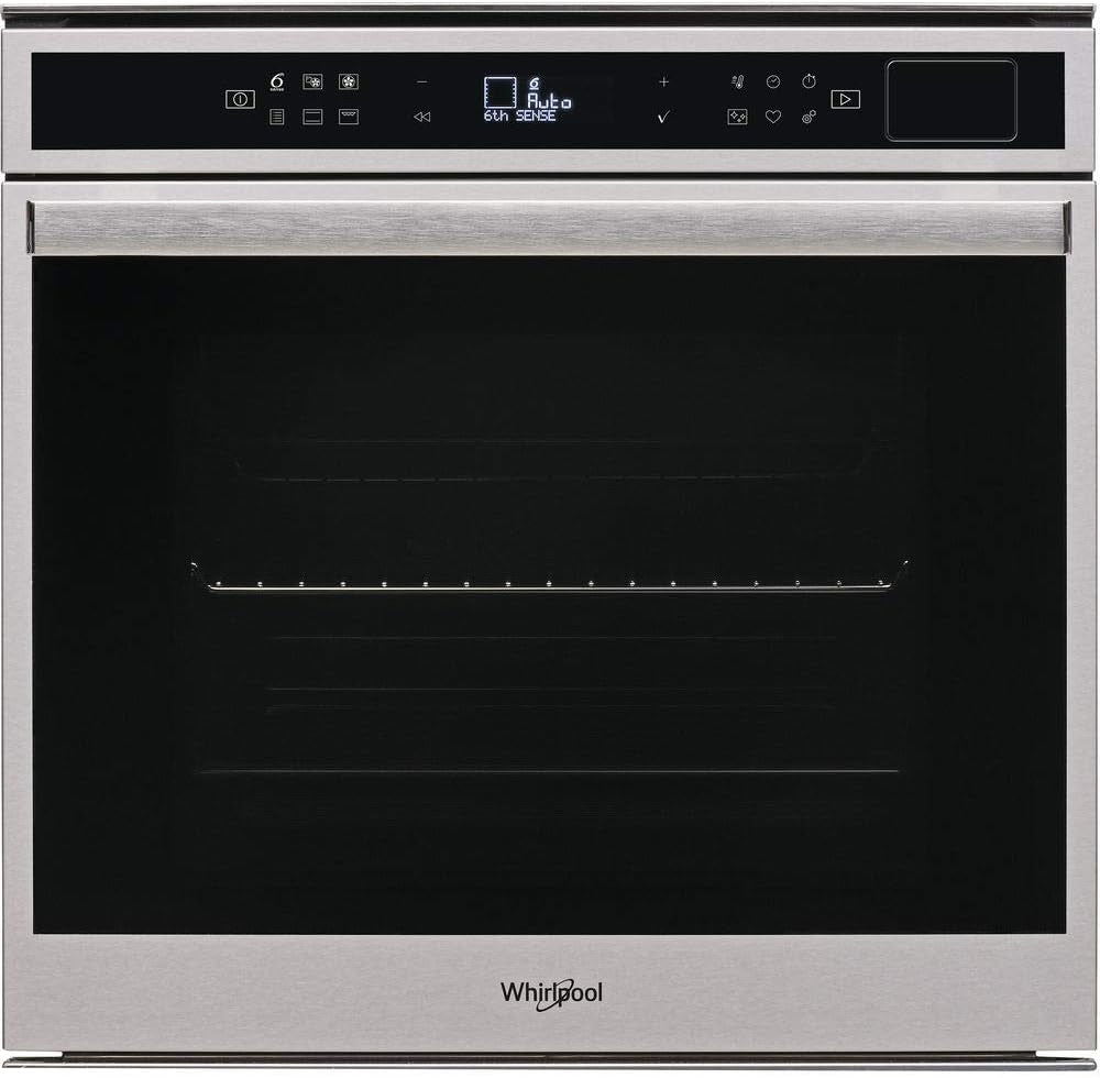 Four Encastrable Pyrolyse Whirlpool W6OS44PS1P - Chaleur Tournante Ou Pulsée / 73 Litres / Classe A+ / Inox / Rails Télescopiques / Injection De Vapeur