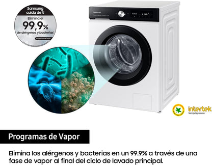 Machine À Laver Avec Technologie Spacemax™, 11 Kg, 1 400 Tr/Min, Efficacité Énergétique A, Intelligence Artificielle Et Smartthings™, AI Ecobubble, Doseur Automatique, Programmes De Vapeur,