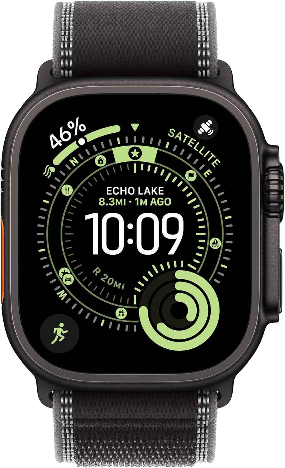 Watch Band - Trail Loop - 49 Mm - Noir/Charbon - M/L