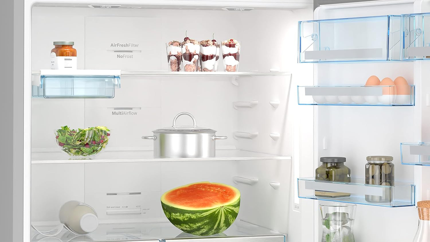 KGN86AIDR- Série 6, Réfrigérateur Combiné Pose-Libre, 186 X 86 Cm, Inox anti Trace De Doigts