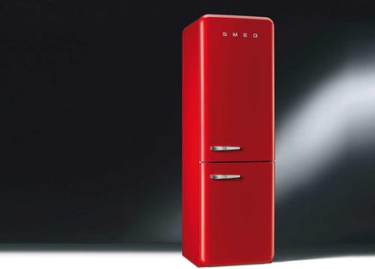 FAB32RRN1 Autonome 304L A++ Rouge Réfrigérateur-Congélateur - Réfrigérateurs-Congélateurs (304 L, SN-T, 10 Kg/24H, A++, Nouvelle Zone Compartiment, Rouge)