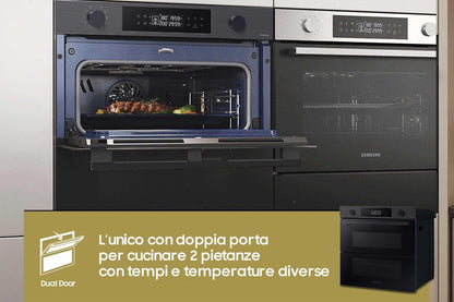 Four Électrique Ventilé Grill/Vapeur 76 Litres Classe A+ Noir - NV7B4540VBB/U5