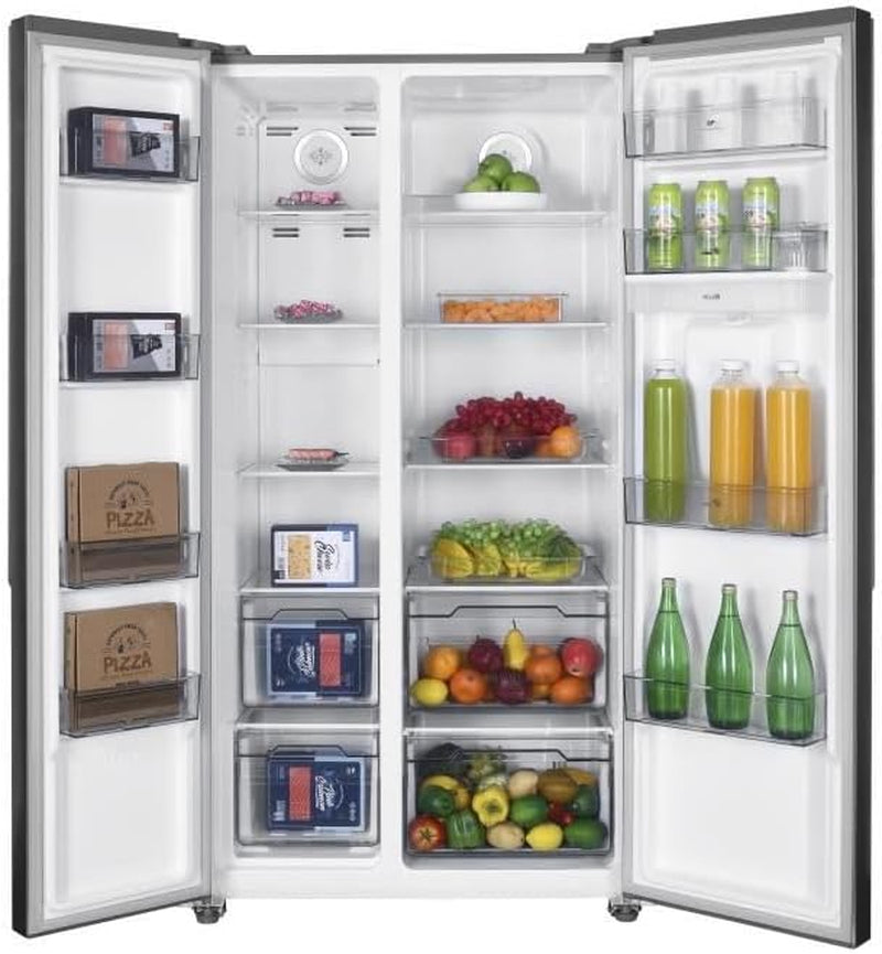 Réfrigérateur Américain Continental Edison - CERA532NFIXD - 2 Portes - 529L - L90 Cm Xh177 Cm - Inox