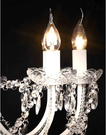 Lustre Vénitien Baroque 12 Feux 1600 Cristaux