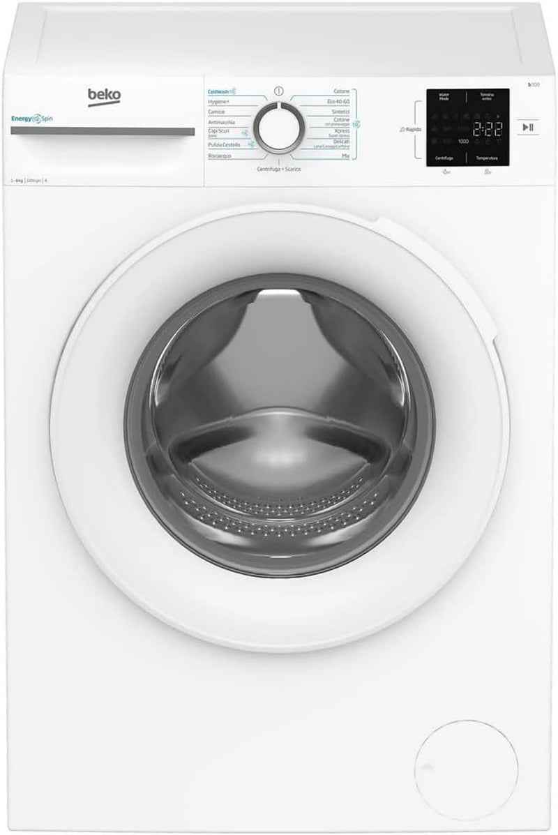 Lavatrice 8Kg Energy Spin a Inverter Vapore 1200Giri Bmwu3821W